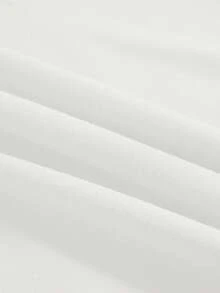 Áo thun cổ tròn cơ bản tay ngắn đơn sắc dành cho nữ - trắng - Xem 5