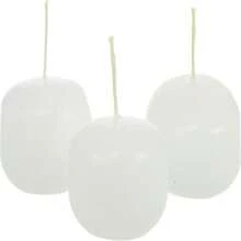 10 Pack Of 4 Hour White Floating Candles - 4cm Diameter - Ideal For Wedding And Party Decor