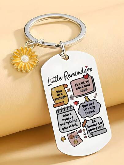 1pc Teacher's Day Keychain | Suitable For Back To School, Thanksgiving, Heartwarming Memorial Gift For Teachers, Carry "Gratitude" On Your Keys