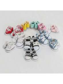 1pc Bubula Cloth Shoe Accessory, Compatible With 1st And 2nd Generation Bubula Cloth Sports Shoes, Doll Shoes, Lina Doll Shoes. (Only The Shoe Is Sold, The Size Of The Rope And The Color Of The Accessories On The Shoe Are Random, Please Be Cautious If You Are Particular About It!) - Multicolor - View 5