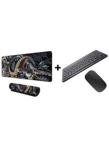 Non-Slip Stitched Mousepad Popular Style 65x32cm 70x35cm 90x40cm Gamer Work - Ver 2