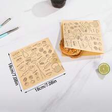 50个三明治面包袋汉堡三角外卖袋煎饼扁面包防油纸袋外卖袋