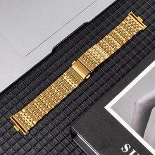 适用于 Redmi Watch 5/4 的金属表带 不锈钢手链腕带 兼容小米手环 9 Pro/适用于小米手环 8 Pro 腰带配件 - Compatible With Xiaomi Watch4/5/8P/9P - 查看 16