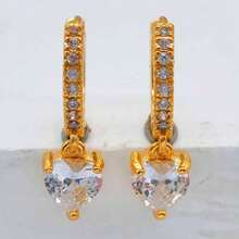 2 件全新时尚中东迪拜风格欧美新娘耳环，适合女士