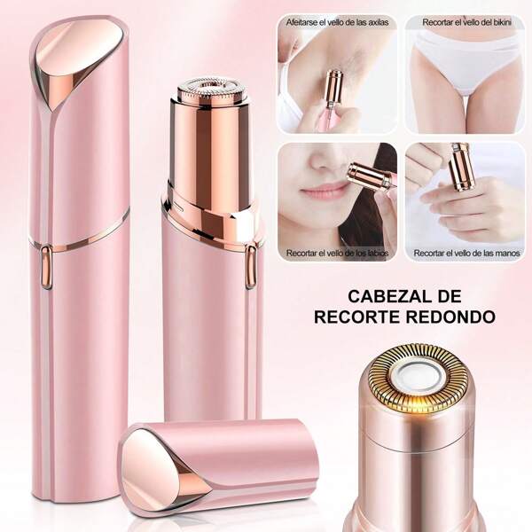 Depilador recargable, depilación facial, afeitadora de labios, recortador de cejas eléctrico, depilador indoloro para mujeres, mini afeitadora eléctrica para mujeres, afeitadora eléctrica para el rostro de las mujeres (labios, barbilla, brazos), mejor removedor de barba para mujeres Depilación, Depilación facial, Recortadora de pelo, Recortadora de pelo, Suministros de barbería, Corte de pelo