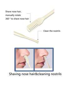 30/20/10/5/1pc Nose Hair Remover, Easy To Clean, Tail Removes Ears, Two-In-One Remover: 360-Degree Rotating Nose Hair Trimmer For Men And Women, A Must-Have For Personal Care