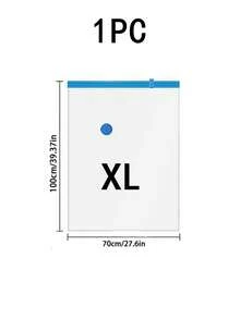 20pcs/1 Vacuum Seal Bags, Travel Accessories, Vacuum Bags, Travel Essentials, Vacuum Storage Bags, Travel Essentials, Storage Bags, Cruise Essentials, Organization Storage, Bedroom Vacuum Storage Bags, Space Saver For Clothing, Mattresses, Blankets, Duvets, Pillows, Quilts, Travel And Moving - Multicolor - View 17