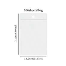 200 件多功能便签本套装，心情涂鸦系列，复古风格剪贴簿/日记本 DIY 填充材料学校用品，返校 - 彩色 - 查看 2