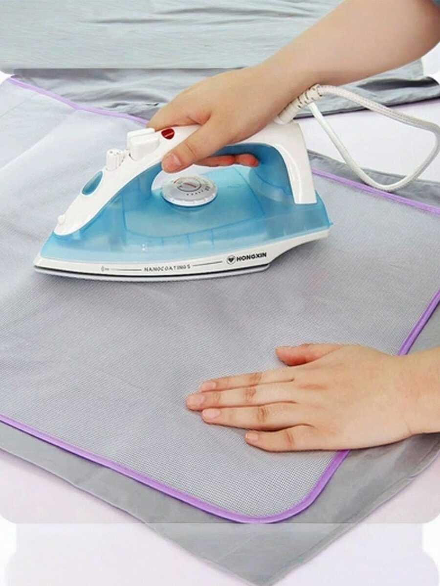 1/2/4/6pcs High Temperature Ironing Cloth Ironing Pad Household Protective Insulation Against Pressing Pad Boards Mesh Cloth(Random Color)