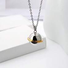 Urn For Ashes Necklace Stainless Steel Bell Pendant,Commemorative Necklace Cremation Jewelry Memorial Gifts For Lost Loved Ones