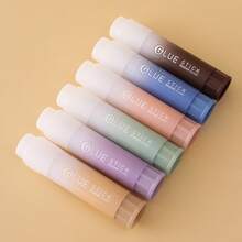 1 pieza / 2 piezas / 4 piezas Adhesivo en barra de alta viscosidad y color moraní, material escolar DIY y manualidades, adecuado para trabajos de oficina, regreso a la escuela, útiles escolares