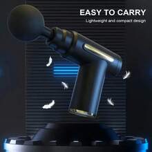 Elektrischer Muskel-Massagegerät, kleine Reise-Massagepistole, Tiefengewebe-Massagepistole, entlastet den gesamten Körper, 6-Gang leise Körper-Faszien-Pistole mit Handgriff und 4 Massageköpfen, Mini-Massagepistole, geeignet für 5 Einsatzbereiche: Zuhause, Fitnessstudio, Outdoor, Büro usw., ideales Geschenk für Männer und Frauen