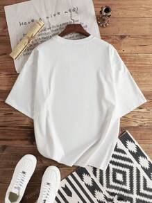 Playera de Mujer Cuello Redondo Impresion de California comoda mangas cortas