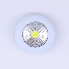 1pc/4pcs/10pcs Round Touch Sensor Lamp, Touch Control Nightlight, Suitable For Wardrobe, Cabinet, Kitchen, Living Room, Hallway, Passage
