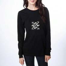 5Pcs Gothic Rat King Embroidered Patch 3.15" - Iron-On/Sew-On, Perfect For Jackets & Backpacks, Unique Punk Skull Design, Ideal Gift For Rat Enthusiasts - 黑與白 - 查看 3