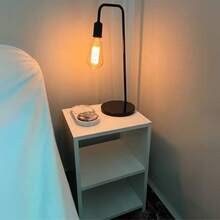 Niche Shelf Side Table Headboard For Bedroom 100% MDF White - 白色 - 查看 2