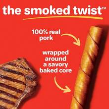 Hartz Oinkies Smoked Twists With Naturally Smoked Pork Rawhide-Free Dog Treats, Highly Digestible Long Lasting Dog Chews, 40 Count - Smoked - View 4