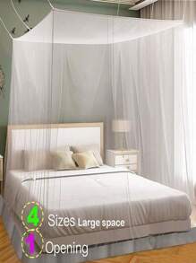 Juego de 3 mosquiteros de cama, mosquitero de dosel para decoración de habitaciones y anti-insectos, red de mosquitos resistente para interior y exterior, malla para carpa de acampada exterior, cortina de red cuadrada para litera, camping, ropa de cama, patio, fácil instalación
