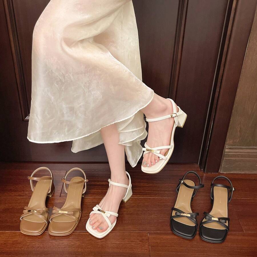 Women Flat Sandals - Brown - View 1