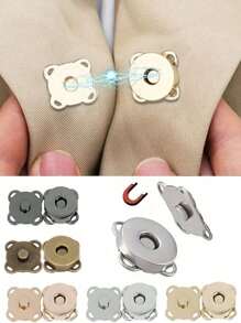 Magnetic Invisible Snap Fasteners,Plum Magnetic Snap Closures,Sewing Buttons,Metal Invisible Sew On Button,Purse Thumb Lock Clasps Fasteners,For DIY Making Craft Bag Purse Buckle Accessories Replacement,Shoulder Bag Handbag, Bag Accessories Wallet Fasteners Wallet Buckle,14mm Craft Knitting Buttons Sets Bag Buttons,Magnetic,Sewing, Craft, Purses, Bags, Clothes, Cartoon Magnetic Buttons For Sewing, DIY Buttons 