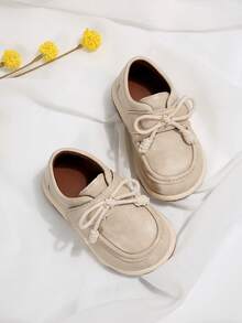 婴儿乐福鞋，幼儿男童软底休闲莫卡辛鞋，1 岁生日派对套装，英伦风格，婴儿魔术贴鞋