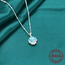 925 Pure Silver, Mermaid Tear Necklace, Women's Pendant, Simple Accessories, Hypoallergenic, Perfect Valentine's Day Gift, Anniversary Gift, Send Girlfriend, Send Friend, Have An Exquisite Gift Set