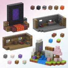 Magnetic Building Tiles Toys, Upgraded STEM Construction Game Kids Sensory Toys, Magnetic Construction Set Suitable For Creative Play - Build A Magnetic World, DIY Assembly Educational Set, Inspiring Children's Creativity And Hands-On Ability, Children's Birthday Gifts Holiday Gifts (Some Colors Random)