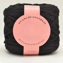 1 Stück 280 g dicker, hochelastischer Polyestergarn T-Shirt Garn zum Stricken, Häkeln von Kleidung, Taschen, Hausschuhen - Bastelseidenband Garn