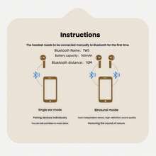 Auriculares Bluetooth TWS 2025 originales con control táctil, cancelación de ruido, 160mAh, auriculares inalámbricos deportivos, auriculares para música, compatible con iOS, OPPO, , VIVO, , Air Pods, auriculares Bluetooth in-ear - Multicolor - Ver 10