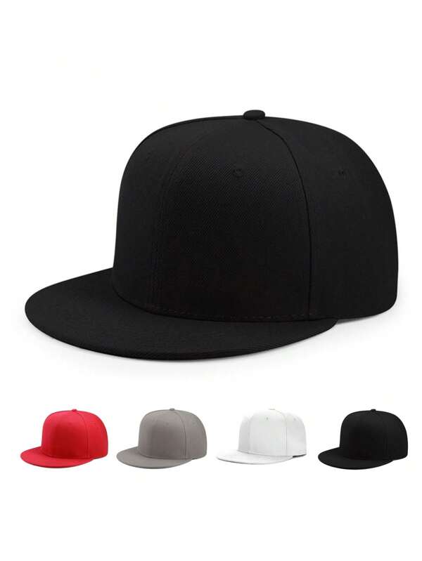1 buc Șapcă de baseball unisex simplă în culoare solidă, pălărie casual snapback potrivită pentru purtare zilnică, călătorii și petreceri