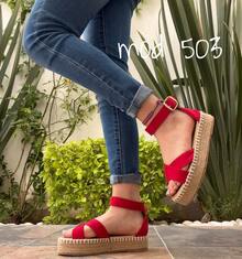 Women Platforms & Wedge Sandals - Red - View 2