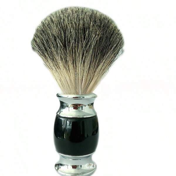 Wholesale Badger Hair Shaving Brush, Black Handle Shaving Brush For Men
