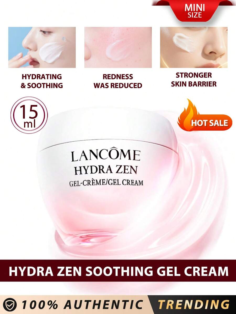 Lancôme Lancome[Mini Size]Soothing Hydrating Gel, 15ml / Moisturizing Soothing Gel / Lightweight Texture, Moisturizing And Soothing, Leaving Skin Feeling Refreshed, Reducing Irritation, And Helping To Strengthen The Skin's Moisture Barrier. Especially Suitable For Oily, Combination, And Sensitive Skin. - KEM DƯỠNG DA HYDRA ZEN 15ml - Xem 1
