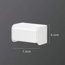 Wallmount Toothbrush Holder With Cover For Shower, RV Cabinet Organizer, Plastic Self Adhesive 6 Slots Tooth Brush Hanger Compatible With CrossAction, Extra Clean - White - View 7