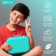 Lunch Box - Electric Aqua - View 3