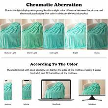 Super Soft King Blanket Pink Premium Silky Flannel Fleece 3D Ribbed Jacquard Lightweight Bed Blanket All Season Use (Pink Ribbed, King(90"X110")) - 水綠色羅紋 - 查看 6