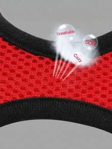 1 件适合所有季节的宠物背带带牵引绳 - 透气网眼狗和猫背带，非常适合宠物主人在户外玩耍，适合泰迪熊、贵宾犬，适合散步，仅适用于宠物