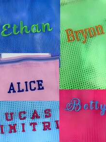 Personalized Kids Beach Bag, Seashell Bag, Toddler Beach Tote, Summer Pool Bag, Kids Travel Bag, Beach Bucket Bag