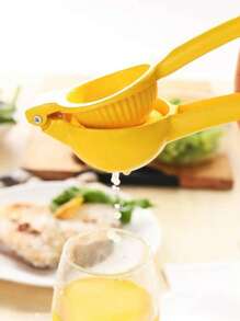 1pc Premium Lemon Juicer Manual Lemon Juicer Citrus Lemon Juicer Fruit Juicer Lime Juicer Metal Professional Manual Juicer Kitchen Tools Yellow Green