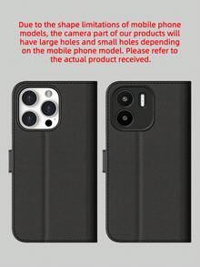 Phone Lanyard Wallet Case For 16 Pro Max, Crossbody Strap Cell Phone Case Compatible With IPhone13/14/11 6.1 Inches, Flip Phone Case For Galaxy A56/A16/A55/S25 Ultra/S25 Edge With Adjustable Lanyard, Folio Phone Case Cover With Magnetic Buckle Compatible With IPhone 11/12/13/14/15/16/16E, PU Leather Shockproof Protective Case Compatible With IPhone7/8/SE/XR/12 Pro Max/15 Pro Max, Card Holder Kickstand Phone Cover Compatible With Note 14 Pro. - Black - View 12