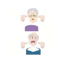 1PC/2PCS Whimsical Wooden Garden Fence Decorations, Elderly Couple Peering Over, Artistic Illustrated Yard Art, Unique Atmosphere Design For Outdoor Spaces, Loving Couple Garden Decor, Outdoor Fence Yard Sign Art, Cute Decorative Gift, Holiday Lawn Decoratior