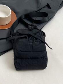 Crossbody Bag For Men, Versatile, Lightweight, Sports And Leisure, Water Bucket Bag, Neutral And Fashionable Water Bottle Bag, Commuting Bag, Cycling Bag, Simple Shoulder Bag, Mobile Phone Bag Side Bag