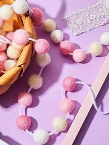 24 قطعة / عبوة من الكرات الملونة الوردية والزرقاء، مناسبة لديكور إكاليل الأعياد والحفلات والمنزل والكريسماس وعيد الحب ورأس السنة - متعدد الألوان - مشاهدة 6