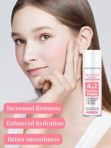 MOOYAM 120ml Tónico facial hidratante de niacinamida - Nutrición profunda con ácido hialurónico, vitamina C y E - Suave, reconfortante, firme, hidratante y blanqueador para mujeres, todo tipo de pieles, apto para viajes