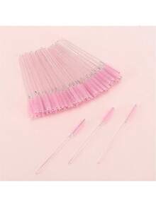200/100/50pcs Makeup Pad Swabs Lip Brush Eyelash Brush Set, Shiny Crystal Makeup Brush Makeup Tool Set, Girls Gift, Mother's Day Gift, Complete Makeup Tool Set, Makeup Brush Set, Makeup Brush Set, Makeup Gift Set - Multicolor - View 8