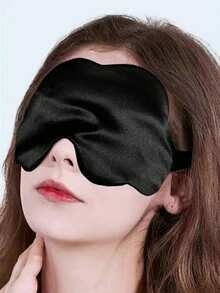桑蚕丝睡眠眼罩，遮光，耳挂式，柔软舒适，眼部护理睡眠眼罩 - 彩色 - 查看 5