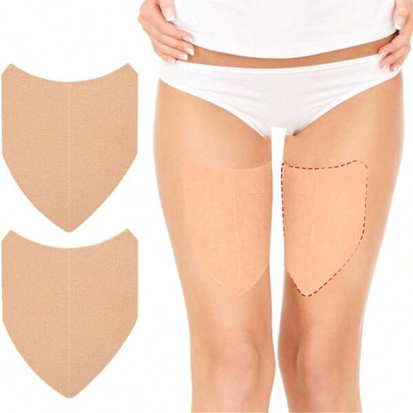 20/10 piezas Protectores anti-arañazos para muslos Almohadillas protectoras anti-arañazos para hombres y mujeres para evitar rasguños y rozaduras durante los meses de verano Parches elásticos de spándex para muslos y pantorrillas de mujer para comodidad y protección, cinturón, pegatinas, adhesivo adhesivo a prueba de agua