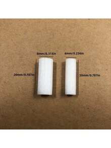 500 piezas de filtros de esponja soplados a mano para cigarrillos - Accesorios para fumar, ¡accesorios perfectos para cigarrillos! - Blanco - Ver 6