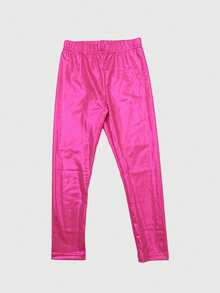 1pc Girls' Metallic Shiny Tight Dance Leggings, Thin Tights - Multicolor - View 39