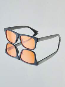 1 件男士时尚眼镜，全新酷炫独特 Y2K 音乐节嬉皮嘻哈风格街拍装饰礼物，适合旅行、VLOG、户外、骑行、舞台表演、派对